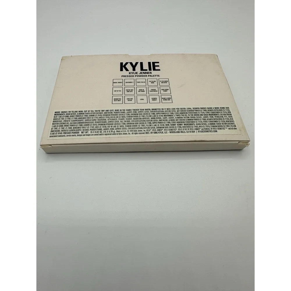 Kylie Jenner Kendall Collection Eyeshadow Palette 15 Color Pressed Powder